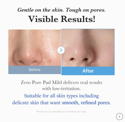 ZERO PORE MADECASSOSIDE PADS MILD-MEDICUBE