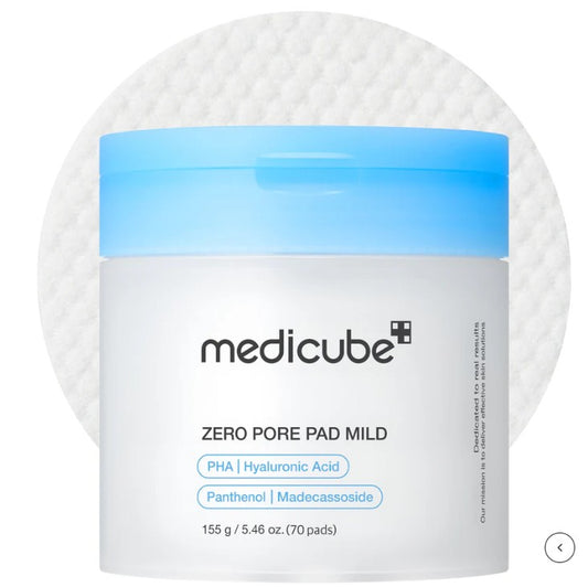ZERO PORE MADECASSOSIDE PADS MILD-MEDICUBE