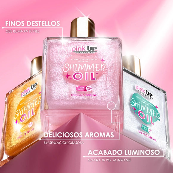 SHIMMER OIL - Pink Scent